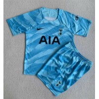 Tottenham Hotspur Målmand Hjemmebanesæt Børn 2022-23 Kortærmet (+ Korte bukser)